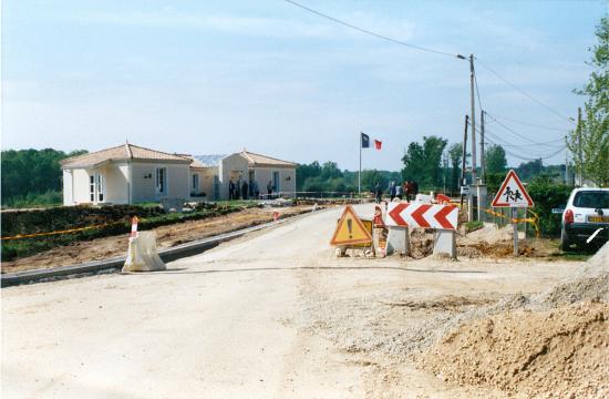 L'entrée de Baron en réfection en 1998