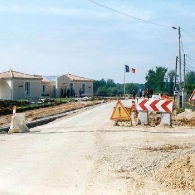 L'entrée de Baron en réfection en 1998