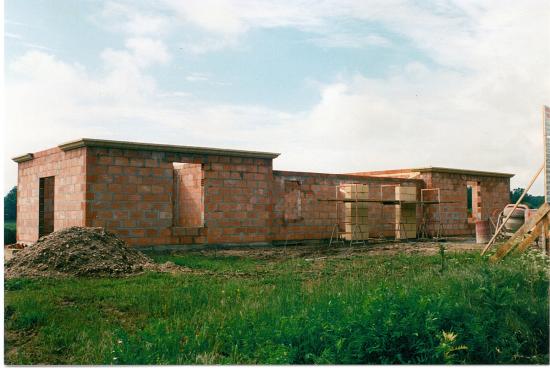 Construction de la mairie en 1996