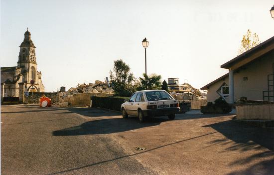 Les maisons sont détruites