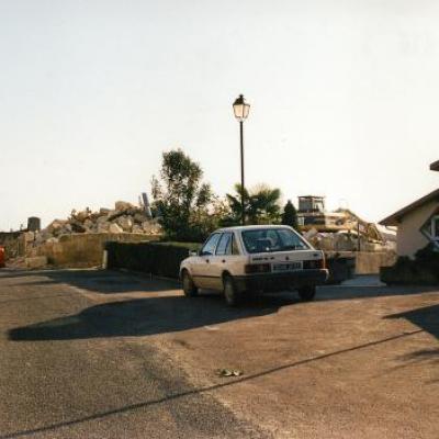 Les maisons sont détruites